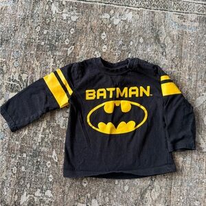 Batman Black and Yellow Long Sleeve Tee